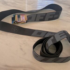 Off-White Industrial Belt 2.0 Iridescent Black